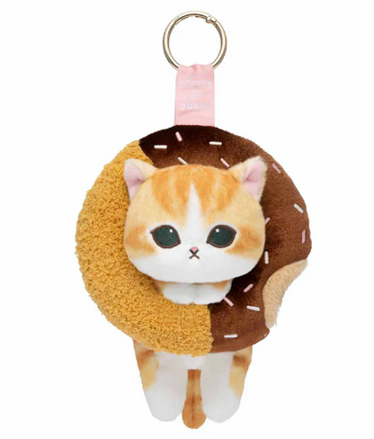 [Mofusand] COFFEE AND DONUTS Mascot Key Ring