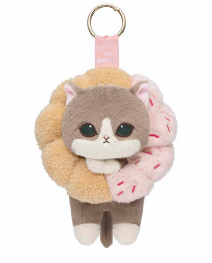 [Mofusand] COFFEE AND DONUTS Mascot Key Ring