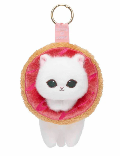 [Mofusand] COFFEE AND DONUTS Mascot Key Ring