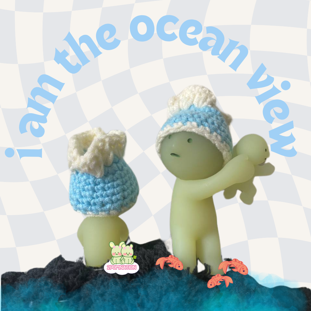 [2POM MADE] Smiski Figure - i am the ocean view