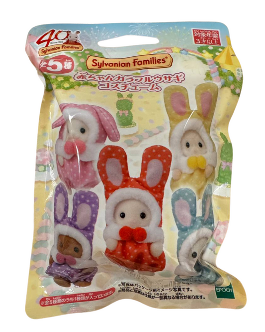 [Sylvanian Families] Baby Colorful Rabbit Costume Series Blind Bag