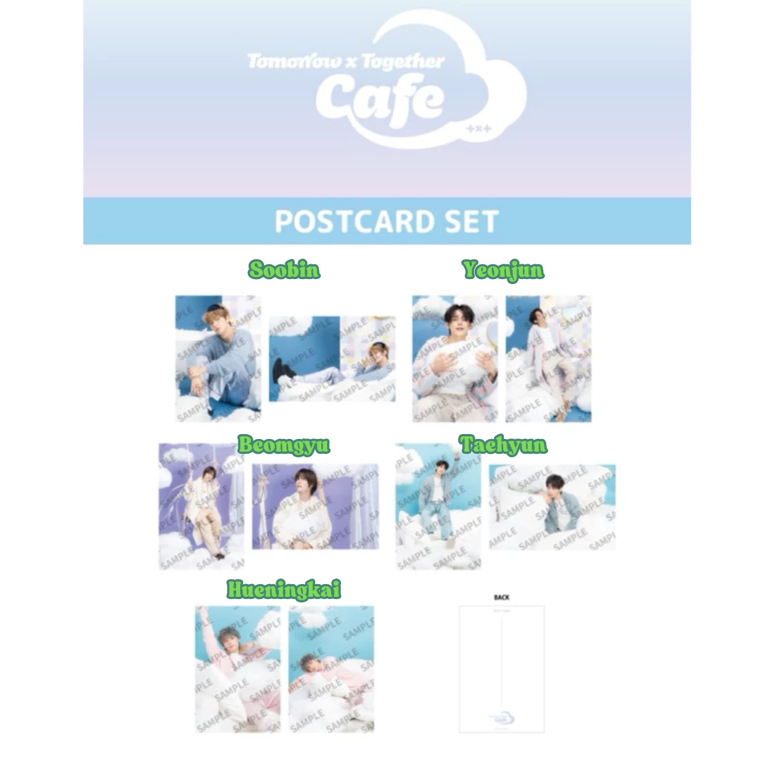 [MERCH] TXT Japan Cafe Postcard Set of 2