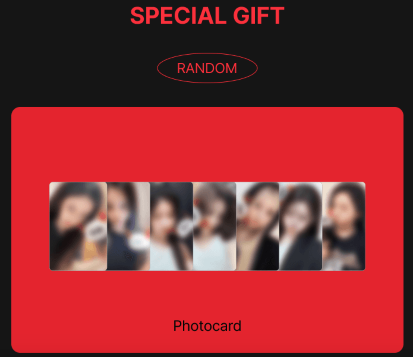 [PHOTOCARD] BABYMONSTER Lightstick Ver. 1 Photocard