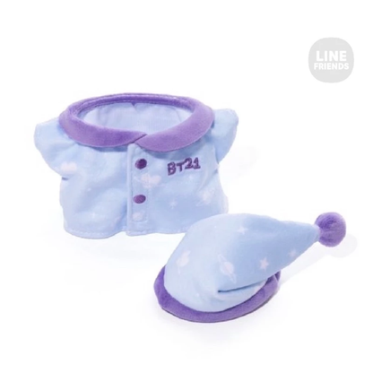 [MERCH] BT21 Japan Baby Small Sleeping Tatton 20cm - Bed & Pajamas