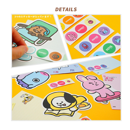 [MERCH] BT21 Character Letter Set