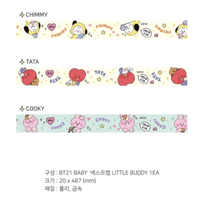 [MERCH] BT21 My Little Buddy Baby Neck Strap