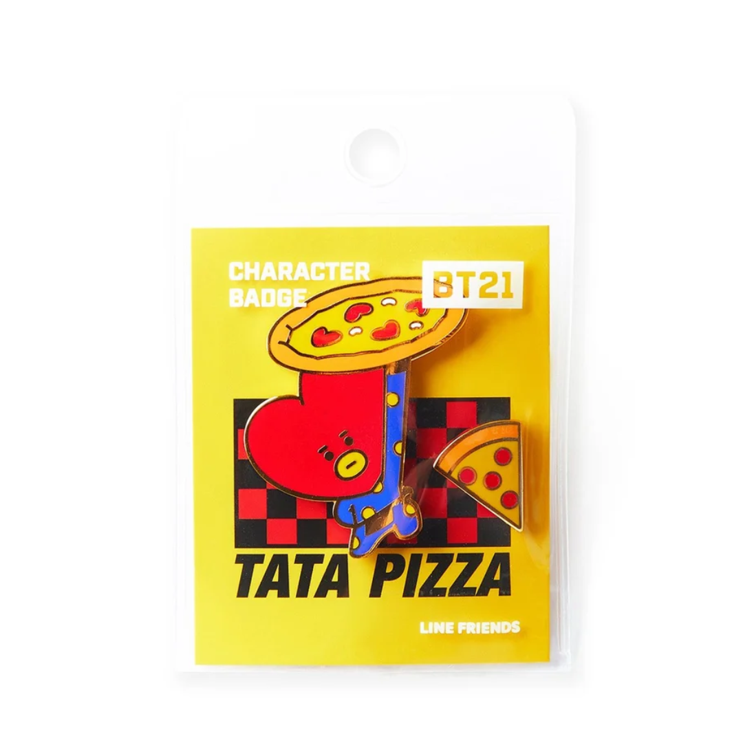 [MERCH] BT21 Bite Metal Badge Set