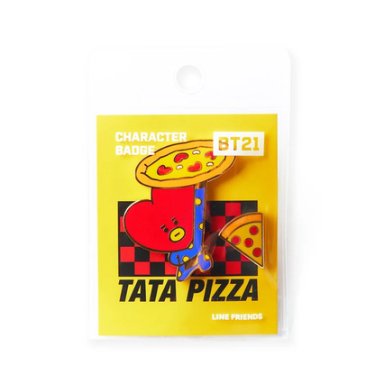 [MERCH] BT21 Bite Metal Badge Set