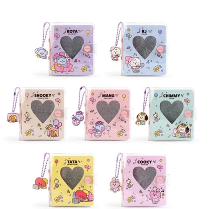 [MERCH] BT21 PARTY BINDER PHOTO COLLECT BOOK + ACRYLIC KEY RING