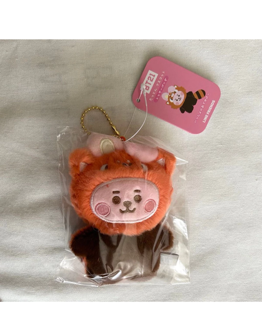 [MERCH] BT21 Line Friends Japan Baby Red Panda mascot keyring