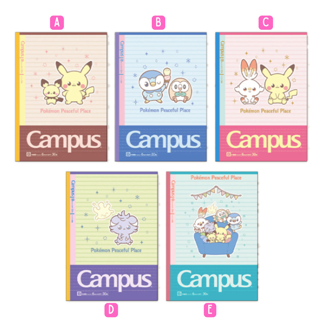 [CAMPUS Notebook] Pokémon Campus Notebook Poke Piece