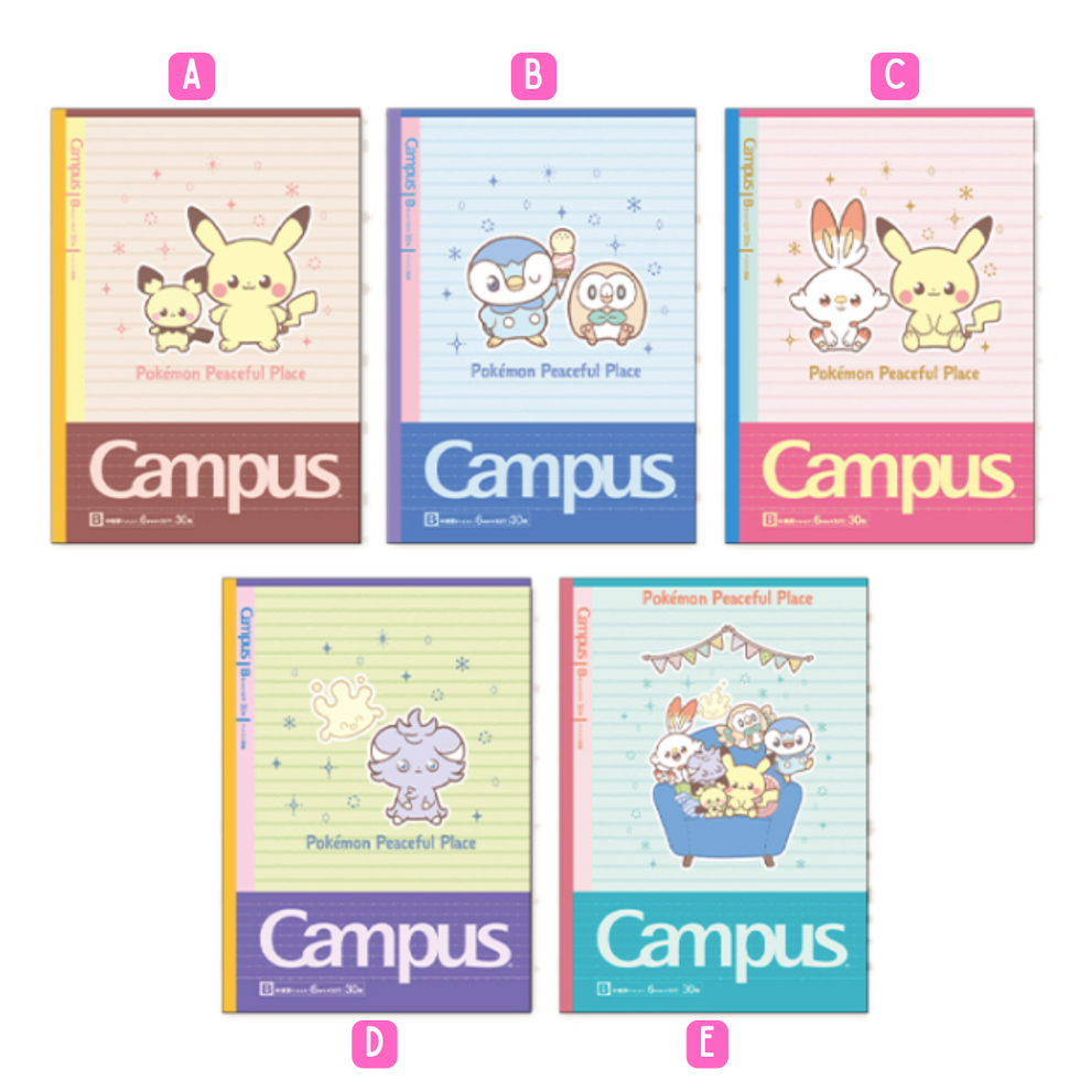 [CAMPUS Notebook] Pokémon Campus Notebook Poke Piece – 2pomnation