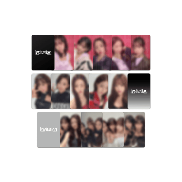 [MERCH] LE SSERAFIM - VR CONCERT: Invitation Lenticular Photocard Pack