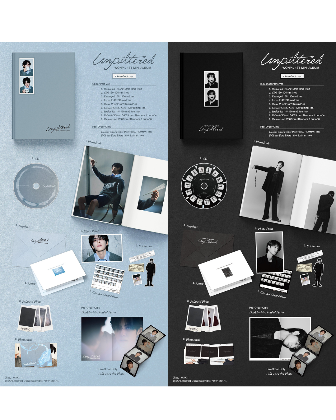 [ALBUM] DAY6 WONPIL 1ST MINI ALBUM Unpiltered (Photobook Ver.)