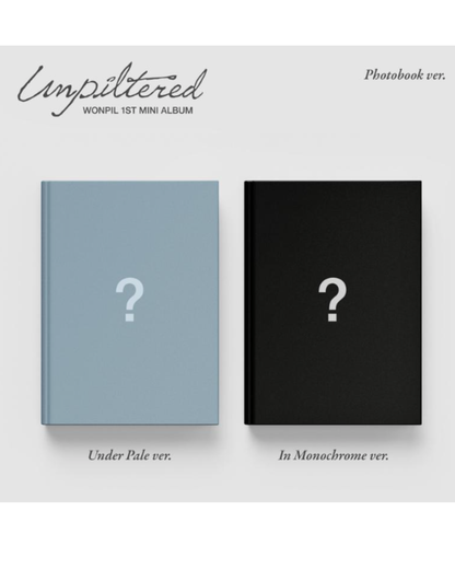 [ALBUM] DAY6 WONPIL 1ST MINI ALBUM Unpiltered (Photobook Ver.)