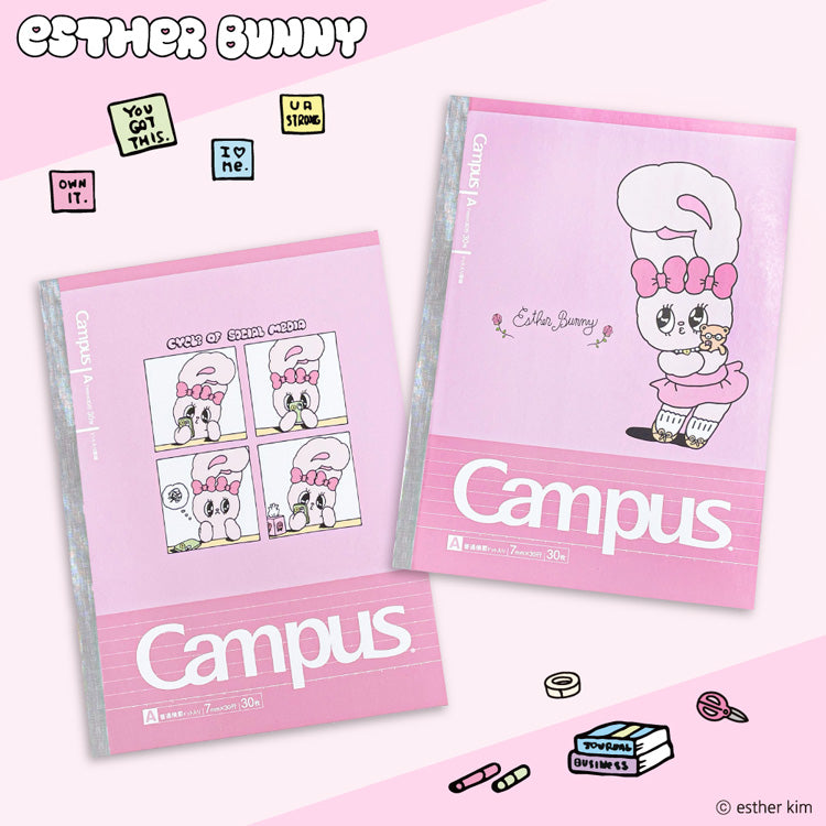 [MERCH] Esther Bunny B5 Campus Notebook