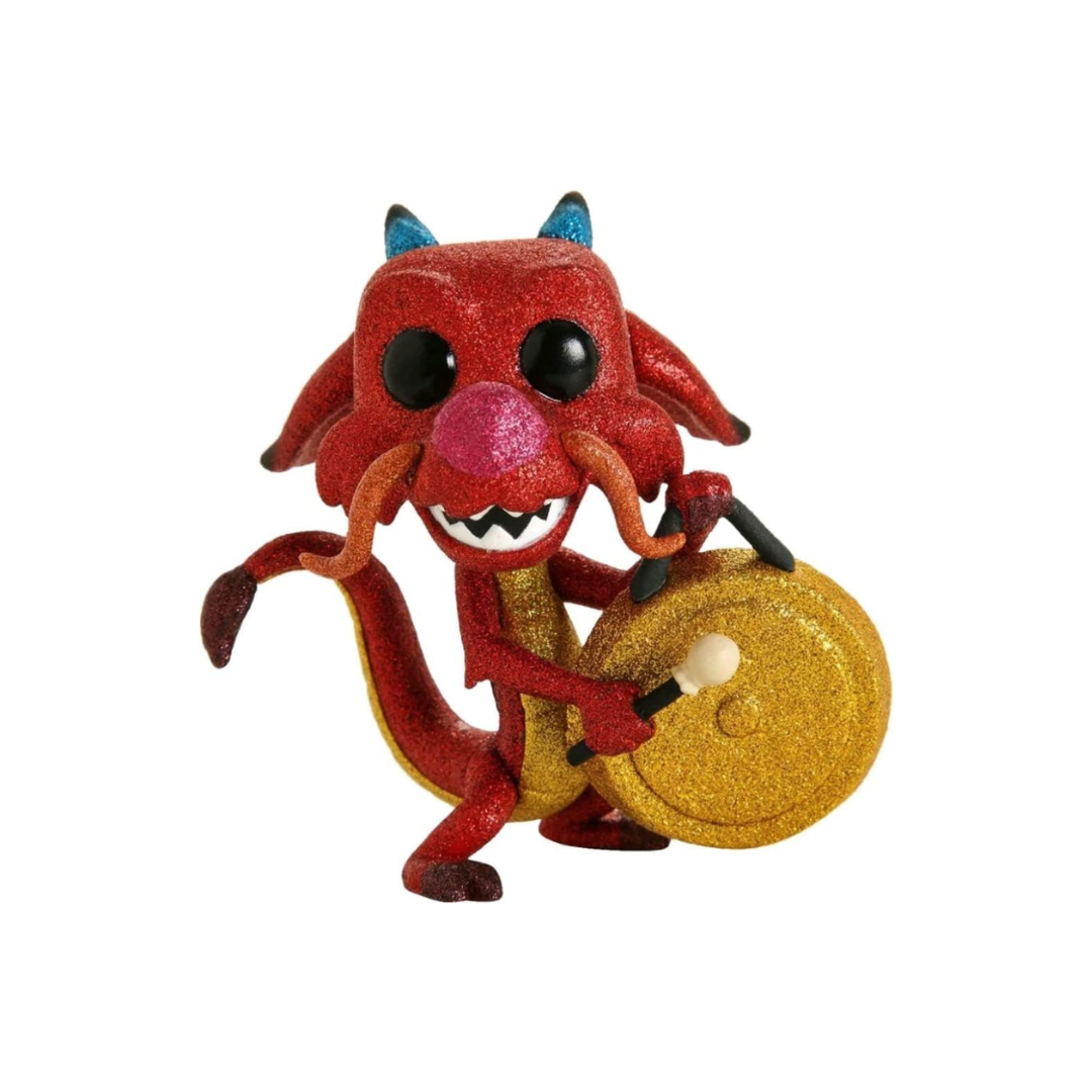 [Funko POP!] Disney Mulan Mushu Vinyl Figure #630 Mushu with Gong Diamond Glitter