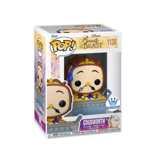 [Funko POP!] Disney's The Beauty and the Beast Cogsworth in Cobbler Pan #1138