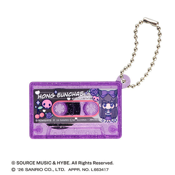 [GASHAPON] LE SSERAFIM × MY MELODY & KUROMI cassette tape charm gacha capsule