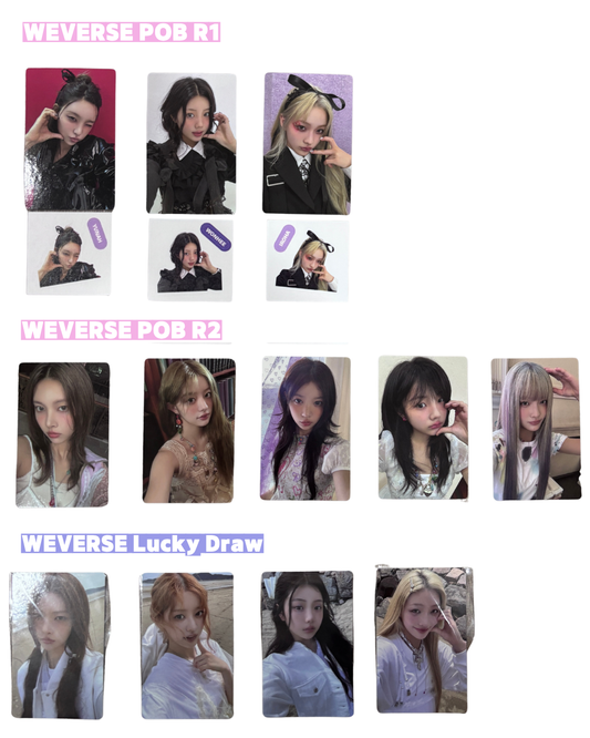 [PHOTOCARD] ILLIT I'll like you album PC Japan WEVERSE POB