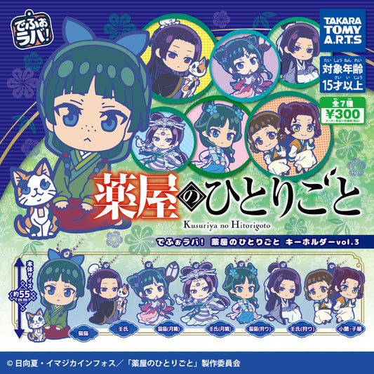 [GASHAPON] Deforaba! The Apothecary Diaries Keychain vol.3