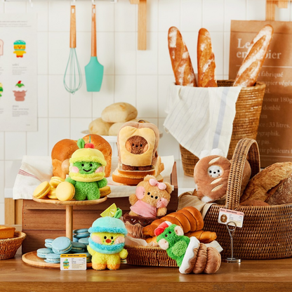 [MERCH] LINE FRIENDS bnini Bakery Standing Doll