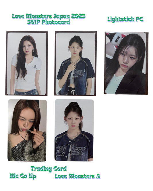 [PHOTOCARD] BABYMONSTER LOVE MONSTERS JAPAN FM / WE GO UP TRADING CARD