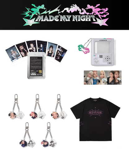 [MERCH] LE SSERAFIM Made My Night Official MD | PHOTOCARD | KEYRING | TSHIRT