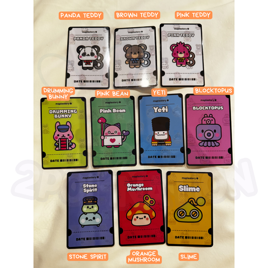 [Maplestory] Maple story Lotte World Korea Exclusive Card - Double Sided