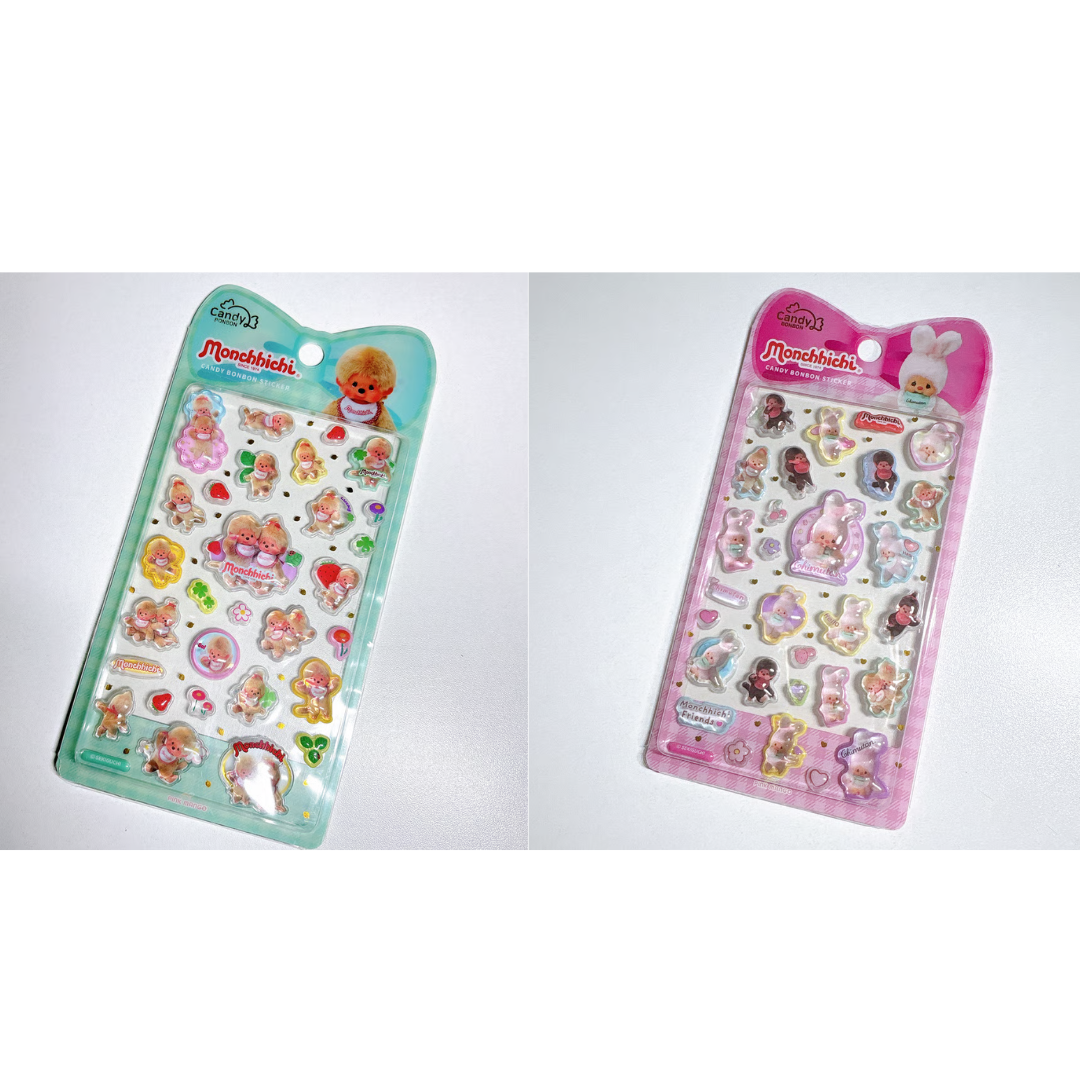 [Monchhichi] Candy Bonbon Sticker Set