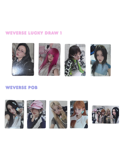 [PHOTOCARD] ILLIT Not Cute Anymore Japan Weverse PC / Lucky Draw