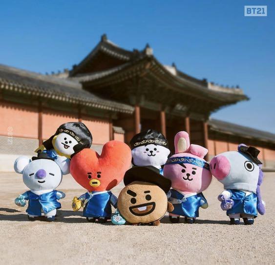 [MERCH] BT21 Hanbok Edition Plush Doll