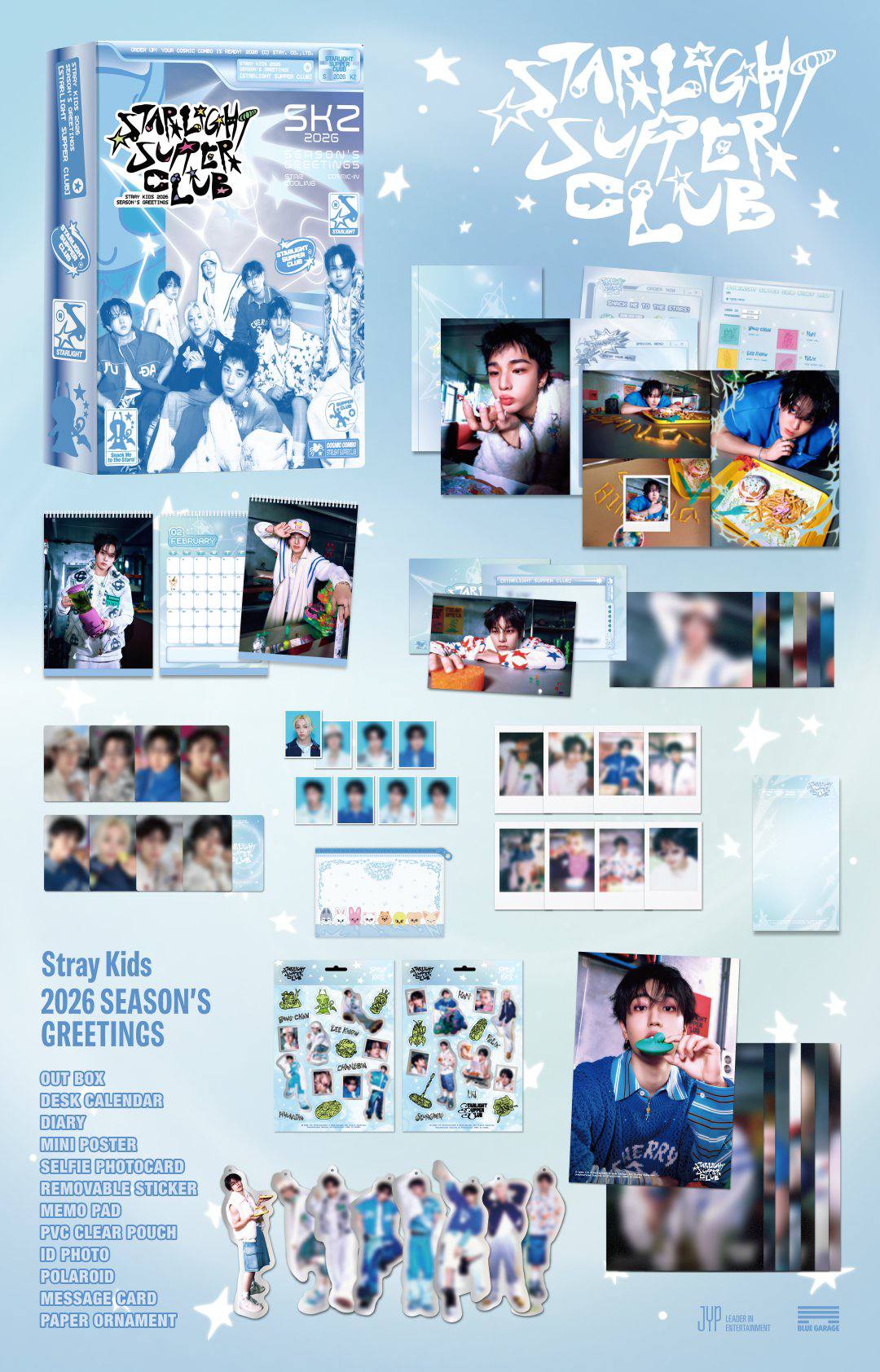 [SHARING SET] Stray Kids 2026 Season’s Greetings Starlight Supper Club