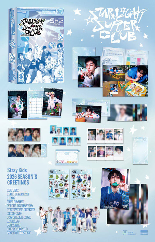 [SHARING SET] Stray Kids 2026 Season’s Greetings Starlight Supper Club