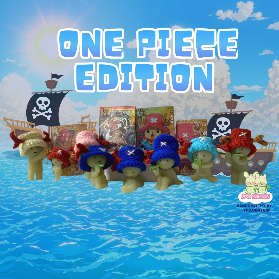 [2POM MADE | 1+1 EVENT] Smiski Figure - ONE PIECE LIMITED EDITION Hat Edition