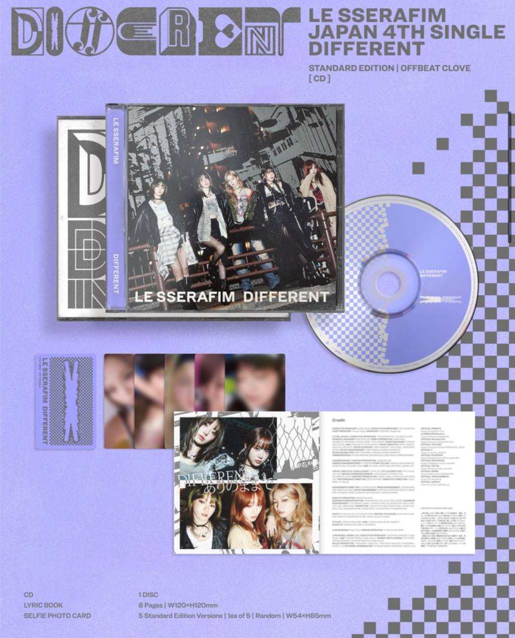 [ALBUM] LE SSERAFIM Japan Different Solo edition / group edition