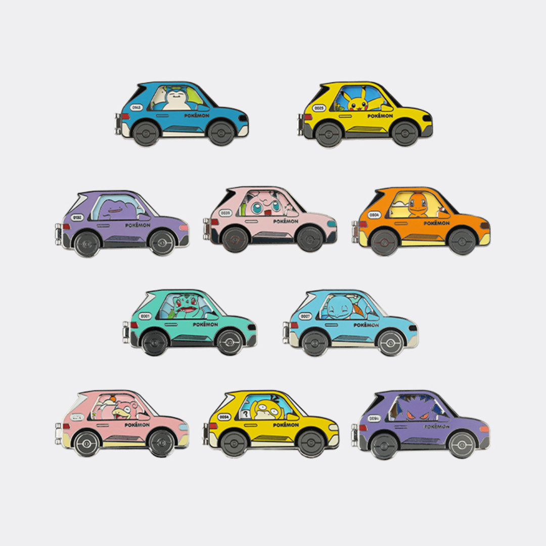 [Pokémon] Hyundai Motor Company Pokémon Random Metal Pin Badge (1 Piece)