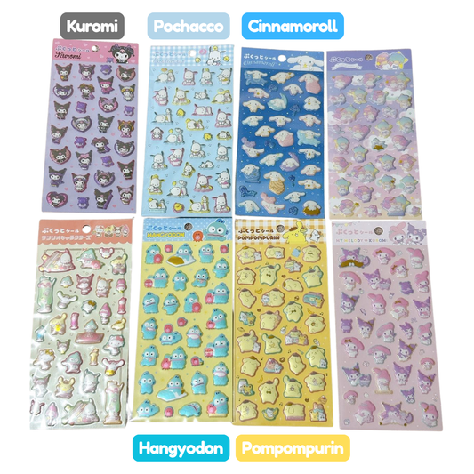 [SANRIO] 3D Puffy Stickers