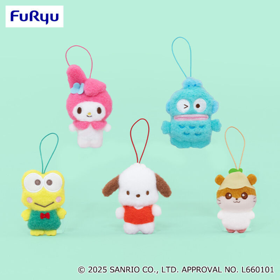 [SANRIO] Sanrio Characters Fluffy Patch Collection Mascot ①