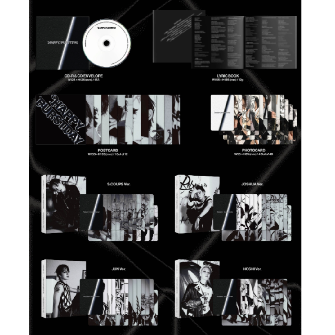 [ALBUM] SEVENTEEN 5th Album ‘HAPPY BURSTDAY’ DAREDEVIL Ver - Unsealed Album