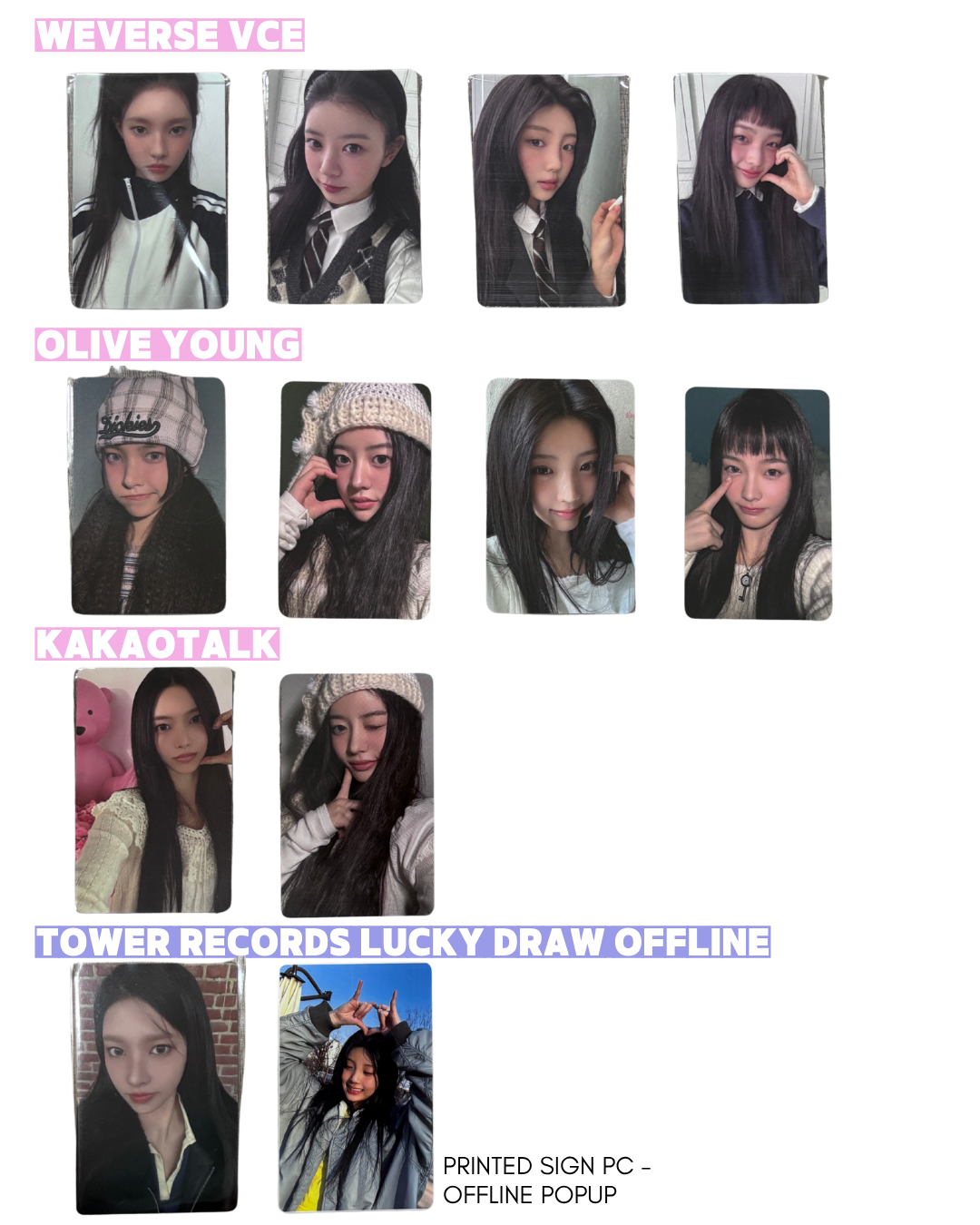 [PHOTOCARD] ILLIT SUPER REAL ME VCE LUCKY DRAW PC