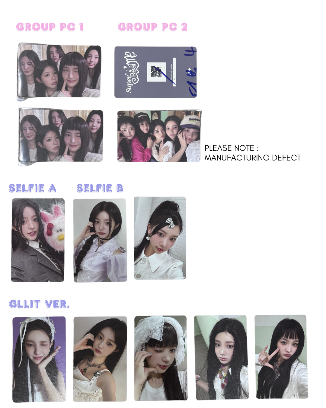 [PHOTOCARD] ILLIT SUPER REAL ME GLLIT ALBUM PC