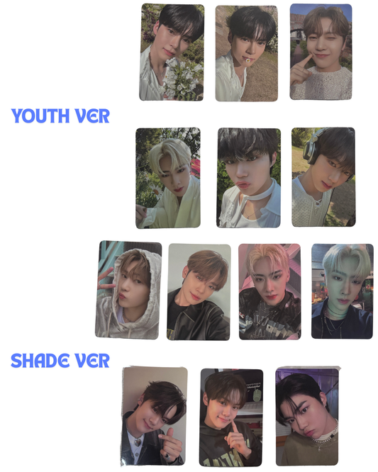 [PHOTOCARD] ZEROBASEONE Youth in the Shade Album PC / Digipack PC ZB1